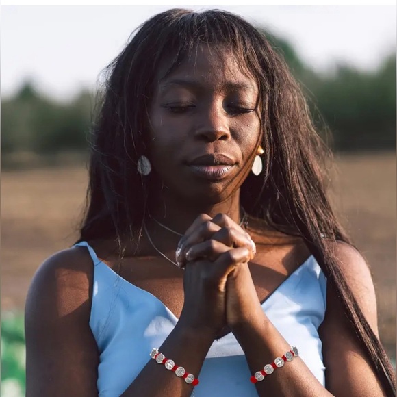 Beautiful Set 2Pc Set unisex bracelets San Benito, protection, blessing handmade - Picture 8 of 17